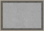 Amanti Art Grey Framed Magnetic Board 29x41 Large Vision Board for use with Magnets, 100% Metal Sheet to Display Items as Office Decor or for Home Organization in mudroom, Kitchen or Kids Room