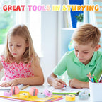 Fainne 800 Pcs Pencil Sharpeners Bulk for Kids Colorful Manual Pencil Sharpeners Compact Portable Handheld Crayon Back to School Supplies for Kids Students Home Office Classroom Prizes(Pastel Color)