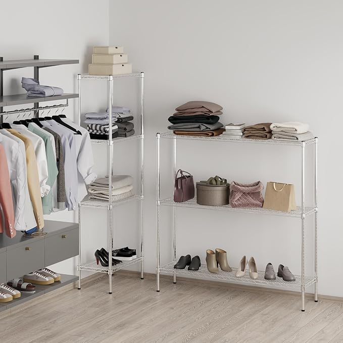Regal Altair 14" Deep x 54" Wide x 54" Height Wire Shelving Kit | 3-Tier | NSF Commercial Storage Rack Unit