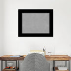 Amanti Art Black Framed Magnetic Board 23x29 Medium Vision Board for use with Magnets, 100% Metal Sheet to Display Items as Office Decor or for Home Organization in mudroom, Kitchen or Kids Room