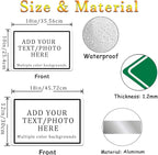 Custom Sign, Personalized Metal Signs with Your Text, Photo, Customized Signs for Office Business Workplace Home Bar Indoor, Outdoor