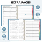 2026 Planner, 8.5" x 11" Weekly and Monthly Planner, January 2026 - December 2026, Agenda Planner with Monthly Tabs, Goal Setting & Time Management Organizer for Women & Men