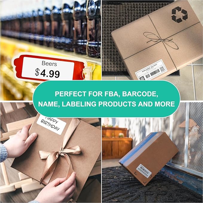 L LIKED Printable Address Labels, 1" x 2-5/8", 1,500 Labels, 30 per Sheet, Mailing Labels for Envelopes (50 Sheets)