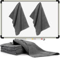 Fanfanwin 8 Pcs Magnetic Microfiber Cleaning Cloth Dry Erasers for White Boards Extra Magnetism Whiteboard Eraser for White Boards Blackboards Classroom Home Reusable Washable(6 x 10 Inch)