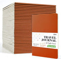 feela 36 Pack Soft Cover Journal Bulk, Lined Blank Travel Journal for Women Men Writing, Notebooks College Ruled for Work, Note Taking Notebook School Business Supplies, 8.2” x 5.5”, A5, Dark Orange