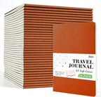 feela 36 Pack Soft Cover Journal Bulk, Lined Blank Travel Journal for Women Men Writing, Notebooks College Ruled for Work, Note Taking Notebook School Business Supplies, 8.2” x 5.5”, A5, Dark Orange