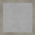 Amanti Art Grey Framed Magnetic Board 28x28 Medium Vision Board for use with Magnets, 100% Metal Sheet to Display Items as Office Decor or for Home Organization in mudroom, Kitchen or Kids Room