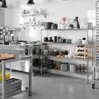 Regal Altair 14" Deep x 60" Wide x 54" Height Wire Shelving Kit | 4-Tier | NSF Commercial Storage Rack Unit