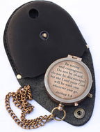 A S Handicrafts Engraved Compass Gift for First Communion, Baptism, Religious Gifts for Men, Confirmation, Missionary