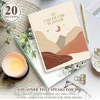 Lanpn End of Life Planner Death Organizer with Tabs, Final Wishes & Financial Estate Planning Journal, When I Die Journal for Senior, Before Death Life and Care Plan Book, Leather Hardcover