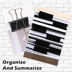 Yexiya 300 Pcs Large Binder Clips Bulk Big Paper Clamps Office Supplies Paper Clamps for Teachers Students School Office Business Paperwork Supplies (Black, 1.61 Inch)