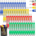 Zhehao 500 Pcs Box Cutters Bulk Retractable Utility Knife Office Supplies 14mm Wide Blade Blade Knife Plastic Compact Box Opener with Sliding Lock Tools for Home Office Arts Crafts