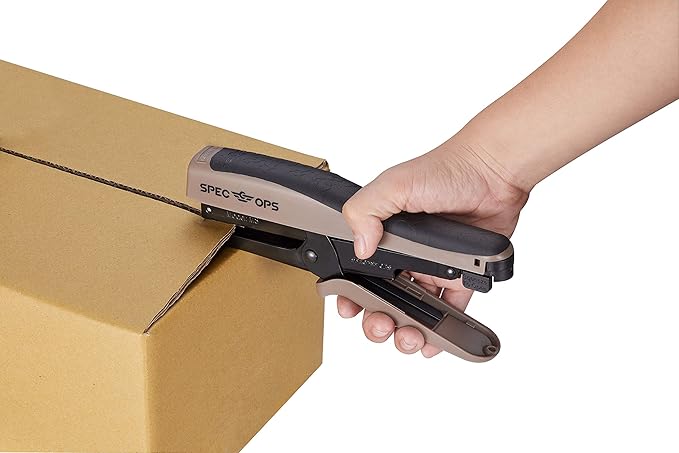 Spec Ops Tools Heavy Duty 45 Sheet Plier Stapler, Comfort Grip, 3% Donated to Veterans