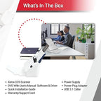 Xerox Visioneer Xerox D35 Scanner, USB Office Document Scanner for PC and Mac, 45 PPM, Automatic Document Feeder (ADF), White
