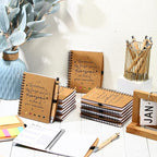 Moinchore 20 Sets Employee Appreciation Gift Inspirational Spiral Notebook with Bamboo Pen Sticky Note Thank You Valentines Day Gift for Coworker Office Staff Team Nurse Teacher (Sometimes You Forget)