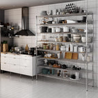Regal Altair 18" Deep x 72" Wide x 86" Height Wire Shelving Kit | 8-Tier | NSF Commercial Storage Rack Unit