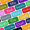 Personalized Labels (100 Count) (0.9" 0.4") Small Custom Name Stickers - Waterproof for Kids, Toddlers and Parents