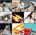 Compressed Air Duster 110000RPM, Powerful 3-Speed Cordless Electric Air Blower with Blow & Exhaust Mode for Car Drying, Deep Keyboard & PC Cleaning, Air Conditioner, Camping, Inflatables & BBQ