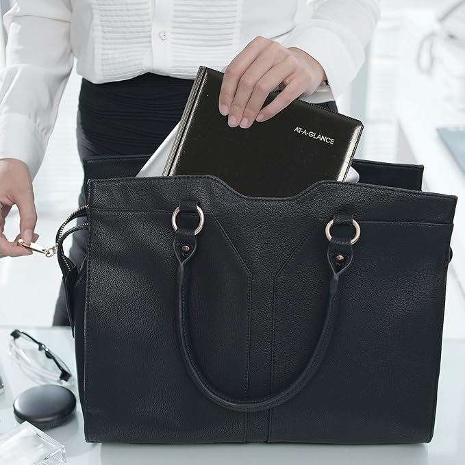 AT-A-GLANCE 2026 Planner, Weekly & Monthly, 7" x 8.75", Medium, Refillable, Executive, DayMinder, Black (G5450026)