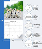 2026 Corgis Monthly Wall Calendar | Cute Dog Calendar September 2025 - December 2026