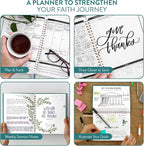 Christian Planner 2026 Daily Planner - Faith Based Monthly and Weekly Planner, Vision Board, and Habit Tracker - 2026 Calendar, Personal Organizer and Devotional Journal (Spiral, Pine)