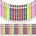 Greengines 100 Pcs Inspirational Pens - Motivational Ballpoint Bulk Pens with quotes Stylus Tip Gifts for School Coworkers Office Supplies Black Ink