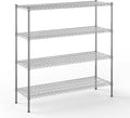 Regal Altair 18" Deep x 54" Wide x 54" Height Wire Shelving Kit | 4-Tier | NSF Commercial Storage Rack Unit