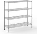 Regal Altair 18" Deep x 54" Wide x 54" Height Wire Shelving Kit | 4-Tier | NSF Commercial Storage Rack Unit