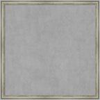 Amanti Art Silver Framed Magnetic Board 26x26 Medium Vision Board for use with Magnets, 100% Metal Sheet to Display Items as Office Decor or for Home Organization in mudroom, Kitchen or Kids Room