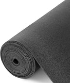 WochiTV Shelf Liner for Cabinets, Drawer Non Adhesive Non Slip Foam Mat for Kitchen, Pantry, Bathroom, Cupboard, Garage, Closet, Shelves, Drawer, Tool Box, Black 13.78 x 157.5 inches