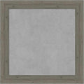 Amanti Art Grey Framed Magnetic Board 25x25 Medium Vision Board for use with Magnets, 100% Metal Sheet to Display Items as Office Decor or for Home Organization in mudroom, Kitchen or Kids Room