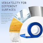 COSIMIXO Blue Painters Tape 1.88 in x 60 Yds, 6 Rolls Pack – Professional Grade Blue Masking Tape for Painting, Protects Surfaces & Residue-Free Removal, Multi-Surface Use on Wall Painting, Labeling