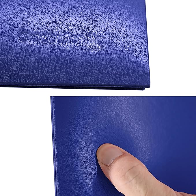 GraduationMall 8.5"x11" Smooth Padded Diploma Cover Certificate Holder Royal,2-Packs