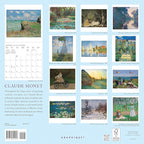 Graphique 2026 Monet Wall Calendar | 12” x 12” | Thick Paper | Home & Office Organizer | Large Monthly Grid | 3 Languages & Marked Holidays | 4 Month Preview Page for 2027