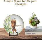18 pcs 4.5in Plate Stands for Display,Metal Plate Holders Display Stands Can Be Used for Picture Stand,Book Stands for Display,Plate Display Stands,Easel,Photo Frame Stands,Plaque Stands,Desktop Stand
