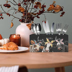 Exqcom Hay Girl Hay Cow Makeup Brush Toothbrush Holder, Pen Pencil Holder, Organizer for Bathroom Vanity Dorm, Cow Lover Gifts for Home Office Dorm Desk Accessories
