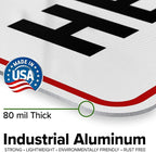 Custom Sign, Custom Sign for Business, Indoor/Outdoor use. 18x24 Inches, 3M EGP Reflective, Rust Free .080 Aluminum, Fade Resistant, Made in USA by My Sign Center (Header)