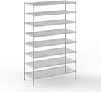 Regal Altair 24" Deep x 54" Wide x 86" Height Wire Shelving Kit | 8-Tier | NSF Commercial Storage Rack Unit