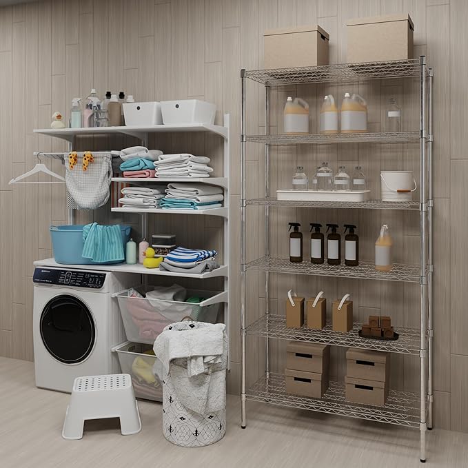 Regal Altair 18" Deep x 42" Wide x 74" Height Wire Shelving Kit | 6-Tier | NSF Commercial Storage Rack Unit