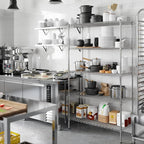 Regal Altair 18" Deep x 42" Wide x 74" Height Wire Shelving Kit | 5-Tier | NSF Commercial Storage Rack Unit