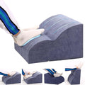 OpyTikar Foot Rest for Under Desk at Work.Multifunctional 3-Tier Foot Stool,with Washable Footrest.for Under Desk,Office Chair Gaming Chair & Sofa,Leg Elevation Pillow,Supports Posture-Light Blue