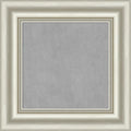 Amanti Art Silver Framed Magnetic Board 18x18 X-Small Vision Board for use with Magnets, 100% Metal Sheet to Display Items as Office Decor or for Home Organization in mudroom, Kitchen or Kids Room