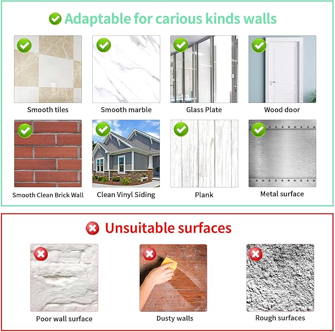 Antimbee 100 Pack Clear Adhesive Hooks, 37lb(Max) Heavy Duty Self Adhesive Hooks, Sticky Wall Hooks with No Damage and Quick Assembly, Waterproof Bathroom Kitchen Wall Accessories Hanger and Holder