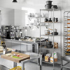 Regal Altair 24" Deep x 24" Wide x 86" Height Wire Shelving Kit | 5-Tier | NSF Commercial Storage Rack Unit