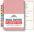 Dated, 2026 Planner, 8.5" x 11" - The #1 Productivity Planner to Achieve Your 2026 Goals - Planner 2026-2027 by PRODUCTIVITY STORE (A4, PINK)