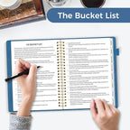 SUNEE End of Life Planner - I‘m Dead Now What Planner, Large Print Spiral-Bound Estate Organizer with Tabs for Seniors & Family. Covers Final Wishes, Passwords & Funeral Planning.A5 (6.4”x8.5“), Blue
