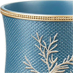Zahari Home Decorative Trash Can for Bathroom, Office & Bedroom - 2.1 Gallons Stylish & Small Trash Can for Dorms, Desktop & Restroom - Chic Waste Basket for Compact Spaces, Capri