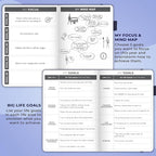 Clever Fox Planner – Undated Weekly & Monthly Planner for Productivity, Time Management & Goals – Organizer Journal – A5 (Dark Blue)