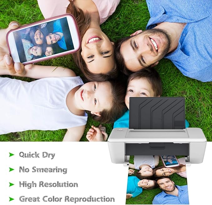 Koala Ultra Premium Photo Paper 8.5 x 11 In Luster Photo Printer Paper for Inkjet Printer Water-Resistant Soft Gloss 72lb 50 Sheets