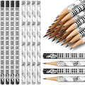 TaoBary 200 Pieces Music Pencils Bulk Music Classroom Supplies Piano Note Pencils Wooden Fun Gifts Party Favors for Piano Students Teachers Artists, Black and White, 7 Inches